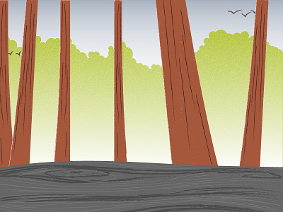 Forest brushes forest illustration illustrator vector vectorart