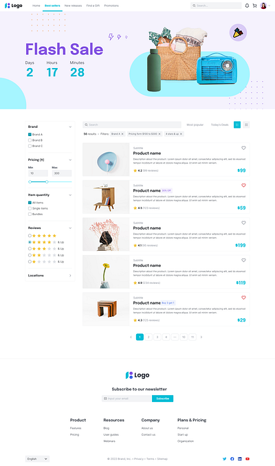 shopping website design figma ui user experience user interface ux web design website design