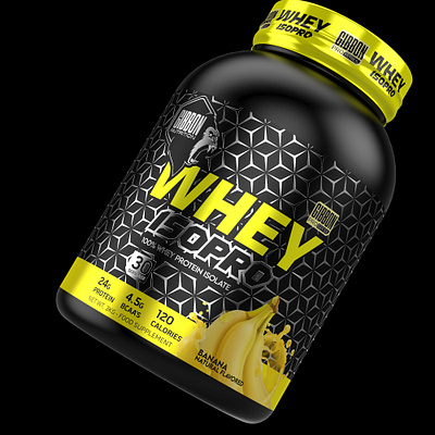 Whey protein concept oct 2023 (available) 3d concept design illustration logo protein powder sport supplements whey protein