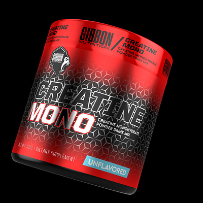 Creatine Label Concept oct 2023 (available) 3d 3d art concept creatine design illustration label label concept logo natalino sport sport supplements whey protein