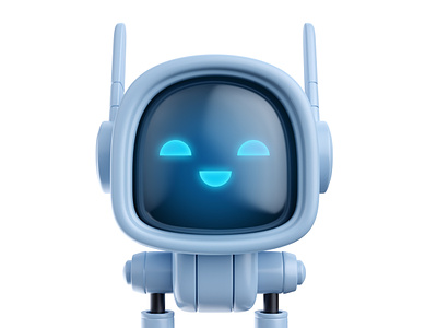 Chat bot 3d android art blender bot cartoon chat child concept design future illustration kid render robot tech toy