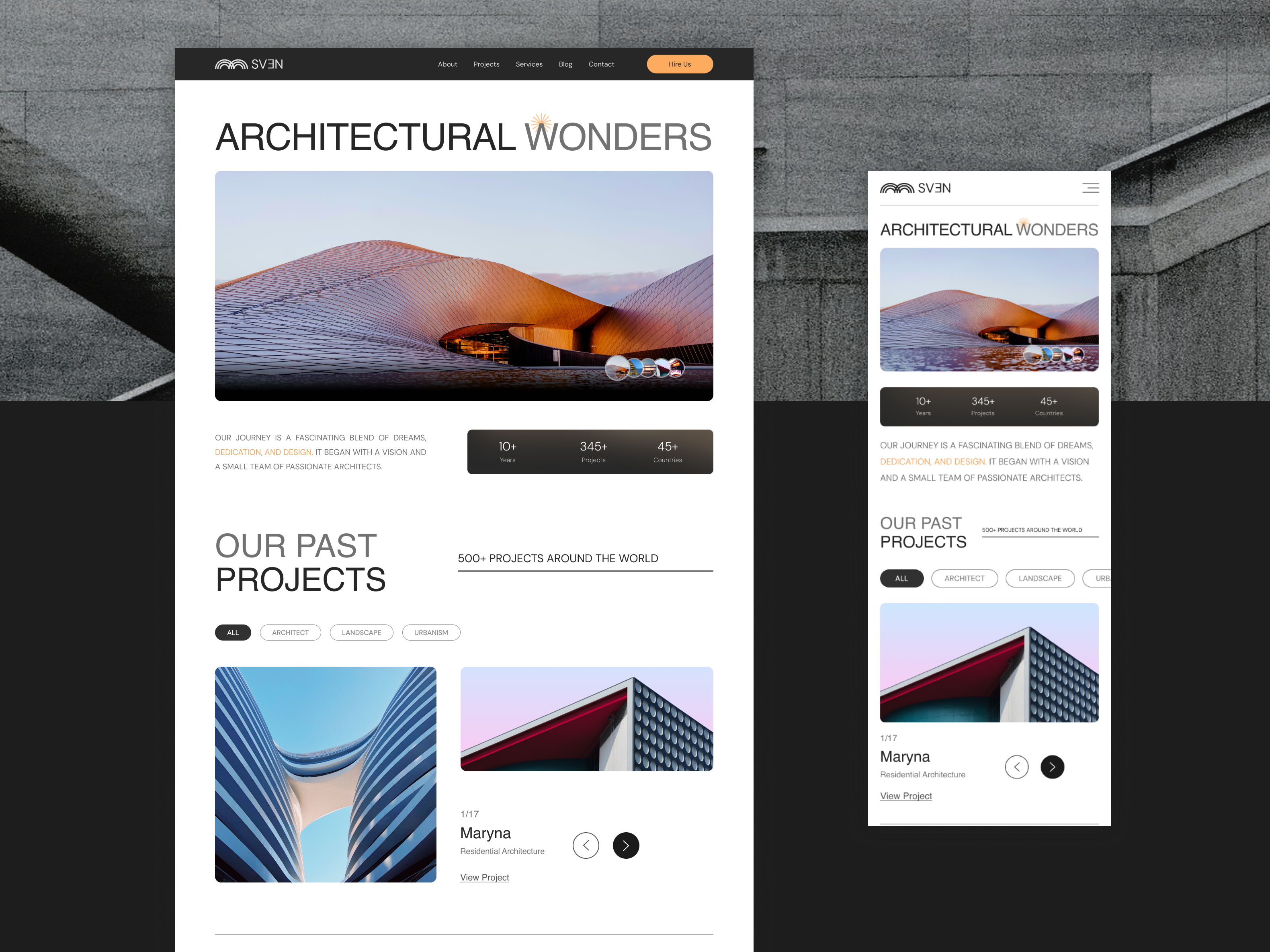 Architecture Studio Website Design app design architecture branding brutalism case study design studio design system landing page minimal modern architecture seo ui user experience user interface web design website