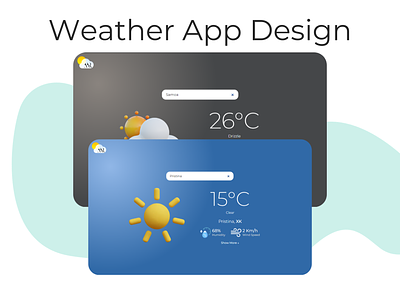 Weather App Design - Amir Tahiri amir amir tahiri amiri app app design design development forecast forecast design ui ux weather weather app weather app design weather website weather website design web web design website website design