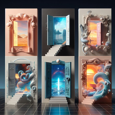 Eternity doors doors graphic design