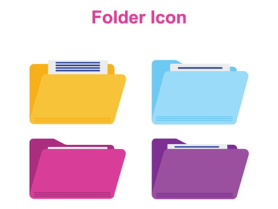 Folder Icon animation file design file folder file icon file icon set files folder folder design folder icon set folder icons graphic design icon icon design icon set icons motion graphics ui ux