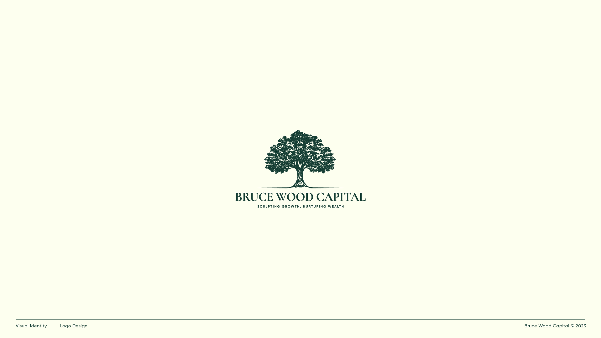 Bruce Wood Capital | Brand Identity brand design brand ideintity branding business brand identity capital design financial graphic design identity identitydesign investment logo logodesign logotype oak tree trending typography visual identity