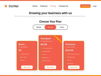 Pricing daily ui dailyui figma pricing pricing page ui ui design uiux uiux design web ui website webui