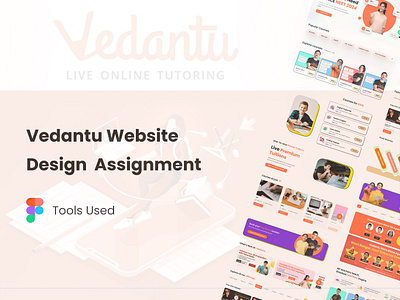 Vedantu - Website Redesign Assignment app app design branding design redesign typography ui ux vedantu website