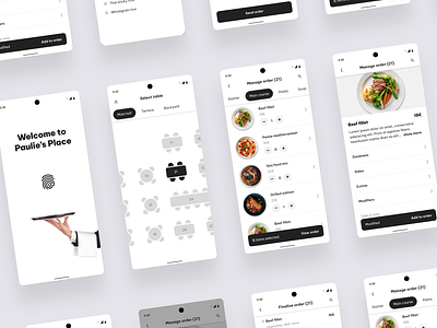 POS waiter app mobile pos ui ux waiter