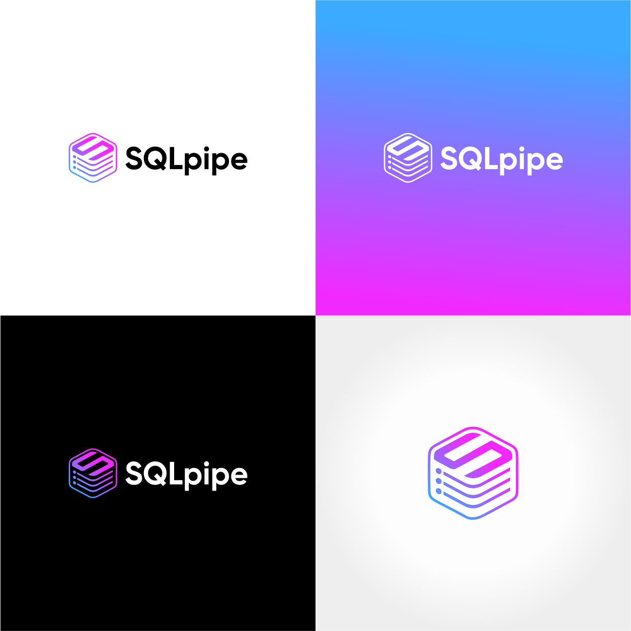 Logo Design For 'SQLpipe' 3d animation app brand logo branding business logo company logo design graphic design graphic designer illustration logo logo designer logo maker minimalist logo modern logo motion graphics ui vector visual designer
