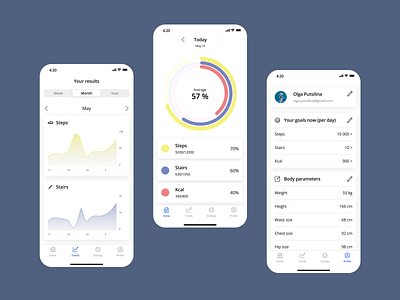 FitCheck app app design ui ux