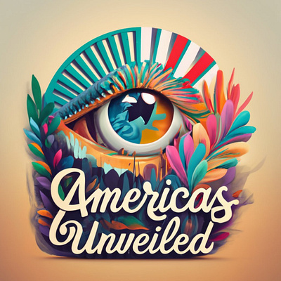 AmericasUnveiled branding design graphic design idéogrammes illustration logo typography ui ux vector