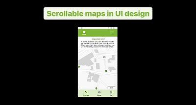 Scrollable maps in UI Design design figma interactiondesign mapdesign maps microinteractions scrollablemaps ui uidesign uiux uiuxdesign uxdesign