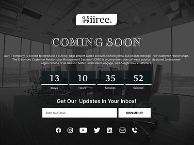 Coming Soon Webpage app branding design graphic design illustration logo typography ui ux vector