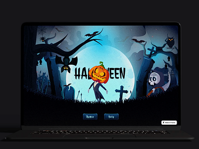 Halloween Hero Challenge app challenge clean design framer graphic design halloween halloweenherochallenge hero ios minimal modern orbitxagency spooky ui uiux ux webflow website websitedesign