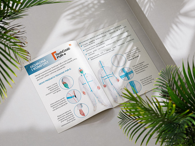 TechCoat PUE-e brochure a5 brochure business company corporate design flyer indesign leaflet photoshop simple