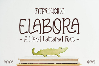 Elabora - A Hand Lettered Font app beautiful branding chalk classic design education font girly graphic design handwritten instastory kids logo slab serif typeface typography ui vector vintage