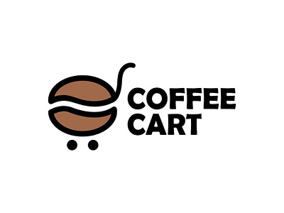 Logo : Coffee Cart brand identity branding business logo design cafe cafe logo coffee bar concept coffee logo graphic design illustration logo