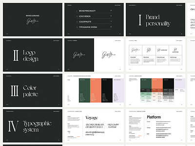 Gastrhome - Brand guidelines brand guidelines brandbook branding color styleguide typography