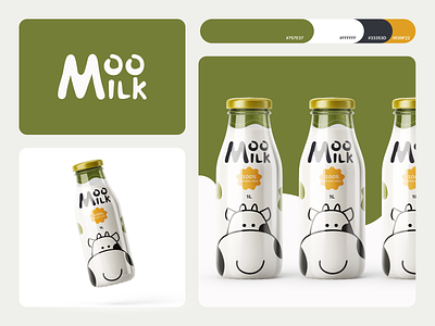 Milk- Brand Packaging adobe illustrator branding design graphic design illustration logo milk brand milk branding milk package design milk product package design typography ui vector