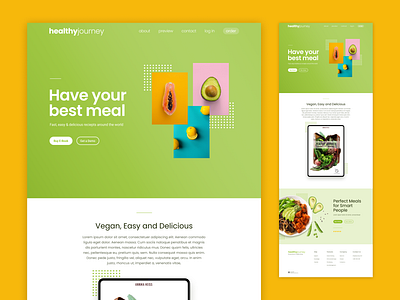 healthyjourney ux branding design ui ux web