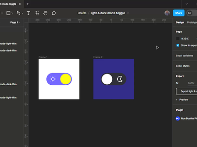 Light & Dark mode toggle animation animationmagic dailyui design figma graphic design illustration ui uidesigner uiux webdevelopment