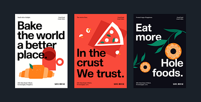 Soul House | Bakery Posters branding design graphic design illustration illustrator typography
