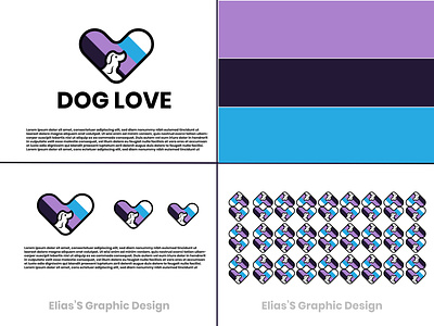 Dog Love ( Unused) animal animallove animal love branding design dog doglove graphic design illustration letter logo logo logo design love vector