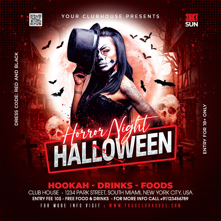 Halloween Flyer by Mithila Creation on Dribbble