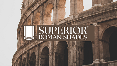 Superior Roman Shades Brand Re-Design brand design branding elegant logo logo design luxury visual identity