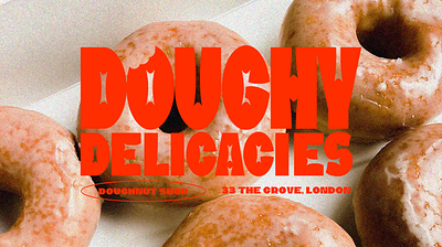 Doughy Delicacies Pt.1 brand identity branding design doughnut shop doughnuts graphic design illustration illustrations logo logo design packaging vector