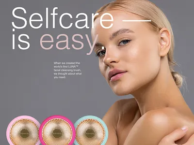 FOREO devices e-commerce website redesign cosmetics cosmetology e commerce selfcare ui web design website