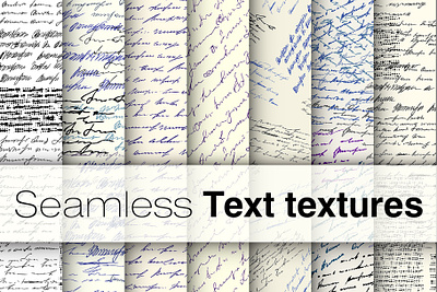 Seamless text textures vector patterns background letter lettering paper pattern seamless seamless texture text vector vector pattern