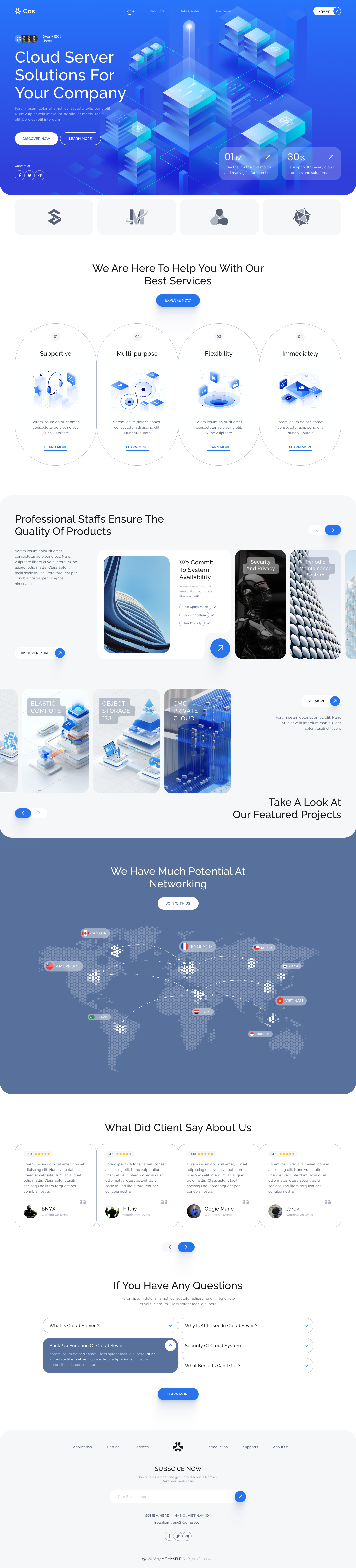 Tech Landing Page - V2 graphic design ui ux web design