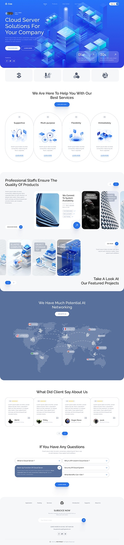 Tech Landing Page - V2 graphic design ui ux web design