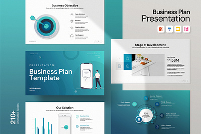 Business Plan PowerPoint Template animation branding business business plan deck graphic design logo not animation pitch deck plan proposal social strategy