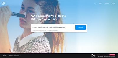 OXT Bitcoin's Blockchain Search Engine bitcoin bitcoin search engine blockchain hash mit oxt transaction output wallet