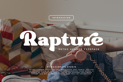 Rapture - Retro Header Typeface vintage