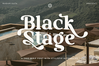 Black Stage - Retro Serif Font vintage