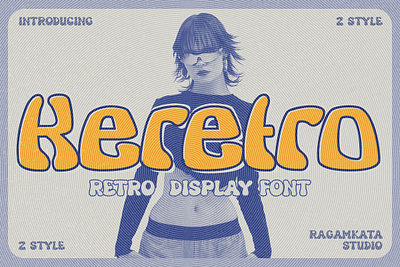 Keretro - Retro Display Font vintage