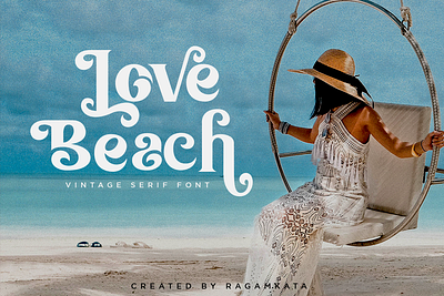 Love Beach - Modern Retro Serif vintage