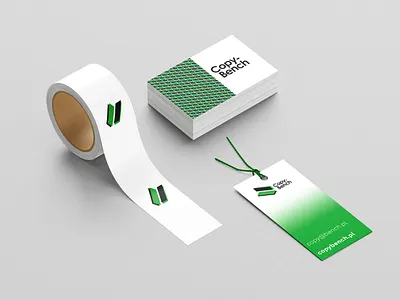 Copy-Bench - logotyp graphic design identyfikacja wizualna logo logotyp pattern typography