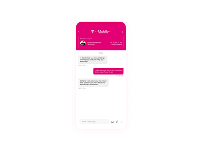 Daily UI #38 app chat customer service customer service chat customer service ui dailyui design designinspiration designoftheday graphic design messagings ui ui