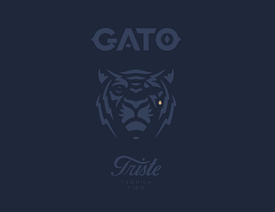 Gato Triste Brand Identity and Bottle Design branding branding design design graphic design illustration logo logo design packaging packaging design vector