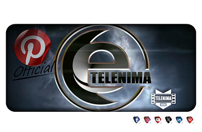 eTELENIMA on Social Media 3d branding digital etelenima logo pinterest social media telenima