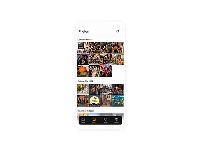 Daily UI #58 app dailyui design designinspiration designoftheday graphic design photo gallery photos app ui