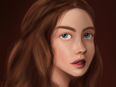Digital Portrait Made In Procreate By Várdai Erzsébet On Dribbble Digital Portrait Made In Procreate By Várdai Erzsébet On Dribbble