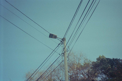 Light pole film photography