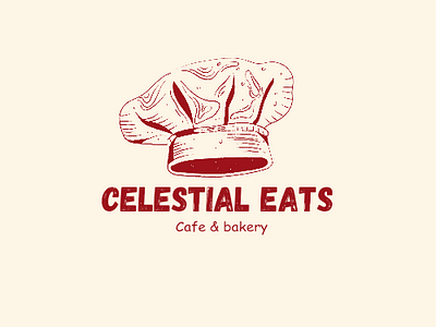 Celestial eats cafe logo business graphic design logo