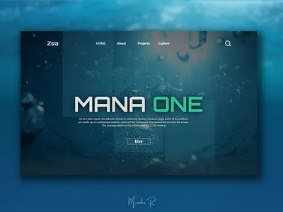 Mana One 3d app branding design graphic design typography ui ux web webdesign webdeveloping website